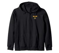 Cruise Duck Rock The Duck Guitar Playing Wild Haired Fun Zip Hoodie