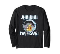 Cruise Ducks Ahhhh I’m Home Ship Ocean Beach Lido Buffet Fun Long Sleeve T-Shirt