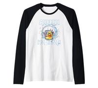 Cruise Ducks Ahhhh I’m Home Ship Ocean Beach Lido Buffet Fun Raglan Baseball Tee