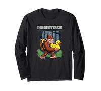 Cruise Ducks and Bigfoot This Is My Duck Done Hiding Fun Long Sleeve T-Shirt