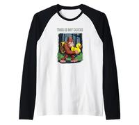 Cruise Ducks and Bigfoot This Is My Duck Done Hiding Fun Raglan Baseball Tee