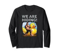 Cruise Ducks and Bigfoot We Are Hiding Or Trying To Fun Long Sleeve T-Shirt