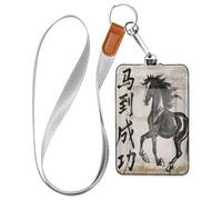 Cruise Essentials Badge id Holder Chinese Character Cultural Quote