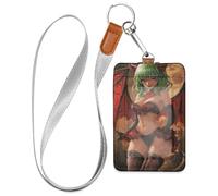 Cruise Essentials Card Badge Holder Sexy Anime Girl Little Devil | case with card holder with Lanyard,Cruise Lanyard for ship cards Travel & Vacation,Royal Caribbean,NCL,MSC