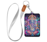 Cruise Essentials Name Badge Holder Indian Elephants God Fluorescence