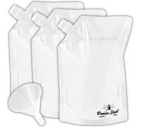 Cruise Flask Concealable And Reusable Kit - Sneak Drinks Anywhere - 3 x 32 oz + 1 funnel