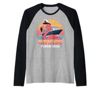 Cruise Flock 2026 Flamingo Captain Shirt Raglan Baseball Tee