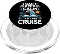 Cruise Journey Begins I Cant Keep Calm Its My First Cruise PopSockets PopGrip for MagSafe