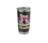 Cruise Lover Vacation Mode Couples Cruise Baecation Cruise Stainless Steel Insulated Tumbler
