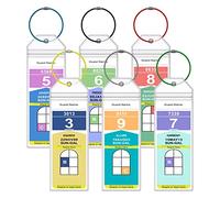 Cruise Luggage Tag Holder for Royal Caribbean Ships & Celebrity, 6Pack Clear Tags Cruise Travel Essentials for 2025-2026