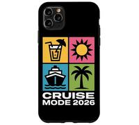 CRUISE MODE 2026 Summer Travel Icons Beach Trip Case for iPhone 11 Pro Max