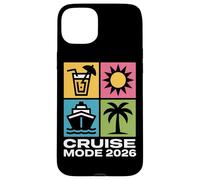 CRUISE MODE 2026 Summer Travel Icons Beach Trip Case for iPhone 15 Plus
