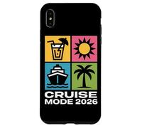 CRUISE MODE 2026 Summer Travel Icons Beach Trip Case for iPhone XS Max