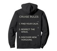 Cruise Rules Find Your Calm Minimalist Vacation Pullover Hoodie