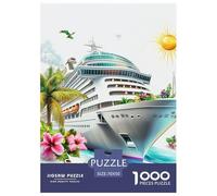 Cruise Ship 1000 Piece Animation Paper Jigsaw Puzzle What Happens Next Beautiful Decoration for Adults And Kids 70x50cm/1000pcs