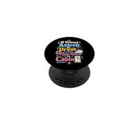 Cruise Ship Cabin Return Vacation Humor PopSockets Adhesive PopGrip