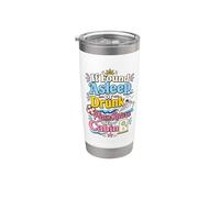 Cruise Ship Cabin Return Vacation Humor Stainless Steel Insulated Tumbler