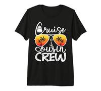 Cruise Ship Cousin Crew Sunset Style Sunglasses Premium T-Shirt
