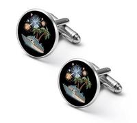 Cruise Ship Cufflinks Funny Cuff Links for Men Father Dad Wedding Christmas Shirts