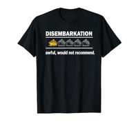Cruise Ship Disembarkation One Star Would Not Recommend Value Graphic T-Shirt, Men, Black, M