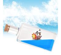 Cruise Ship Fluid Drift Bottle, Acrylic Cruise Boat Fluid Model, Unsinkable Thousand Sunny Pirate Ship In A Bottle, Fluids Drift Bottles Cruises Ships, for Home Table Decoration Car Display Cases, F