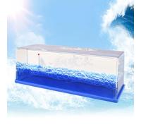 Cruise Ship Fluid Drift Bottle, Acrylic Cruise Boat Fluid Model, Unsinkable Thousand Sunny Pirate Ship In A Bottle, Fluid Drift Bottle Cruise Ship, for Home Table Decoration Car Display Cases (A)