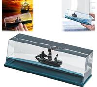 Cruise Ship Fluid Drift Bottle, Unsinkable Titanic - Cruise Ship Fluid Drift Bottle, Titanic Cruise Drift Fluid Bottle for Nautical Ornaments Gifts (A)