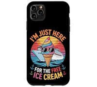 Cruise Ship I'm Just Here For The Free Ice Cream Squad Case for iPhone 11 Pro Max