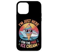Cruise Ship I'm Just Here For The Free Ice Cream Squad Case for iPhone 12 mini