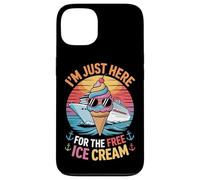 Cruise Ship I'm Just Here For The Free Ice Cream Squad Case for iPhone 13