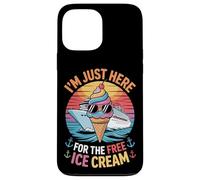 Cruise Ship I'm Just Here For The Free Ice Cream Squad Case for iPhone 13 Pro Max