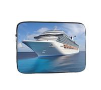 Cruise Ship Laptop Sleeve for Women Men, 17 Inch Waterproof Laptop Bag Lightweight Notebook Computer Cover Bag