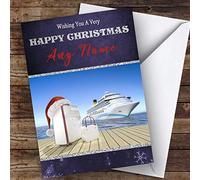 Cruise Ship Liner Hobbies Personalised Christmas Card | Christmas Card | Hobbies, Interests & Places Christmas Card