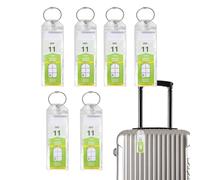 Cruise Ship Luggage Tags Holder Waterproof Thicken Steel Loops