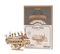 Cruise Ship Model Kit 3D Boat Wooden Puzzle Construction - Classic Toy Gift