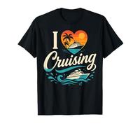 Cruise Ship Vacation Heart I Love Cruising T-Shirt