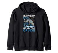 Cruise Ship Vacation I Can’t Keep Calm It’s My First Cruise Zip Hoodie