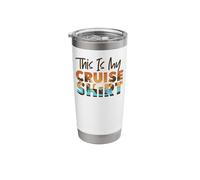 Cruise Ship Vacation This is My Cruise Shirt Stainless Steel Insulated Tumbler