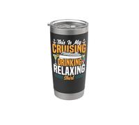Cruise Ship Vacation This is My Cruising Drinking Relaxing Stainless Steel Insulated Tumbler