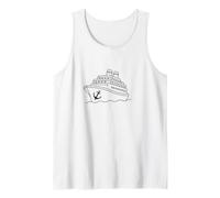 Cruise Ship. Vacation Time, Ocean Life Tank Top