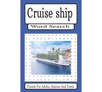 Cruise ship word search: Cruise word search for adults seniors and teens 6x9 inches 110 pages 50+ puzzles good for gifts holidays and vacations