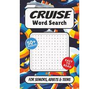 Cruise Ship Word Search Puzzle Book: Word Searches with Easy to Read print about Sea Trips, Voyages and Cruise Adventures and More | 6x9 inches, 110 ... … Gift for Vacations, Holidays and Free Times