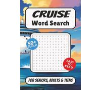 Cruise Ship Word Search Puzzle Book: Word Searches with Easy to Read print about Voyages, Sea Trips and Sailings and More | 6x9 inches, 110 pages | ... … Gift for Vacations, Holidays and Free Times