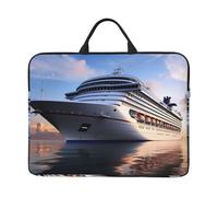 Cruise Ships Laptop Case 14 Inch Laptop Sleeve Computer Carrying Bag Shockproof Protective Notebook Case Portable Laptop Bag Waterproof Briefcase Bag for Men Women