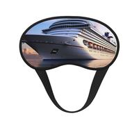 Cruise Ships Sleep Mask for Side Sleeper, Blackout Eye Mask for Women Men, Zero Pressure Sleeping Masks Soft Breathable Eye Cover Comfortable Blindfold Eyeshade for Night Sleep