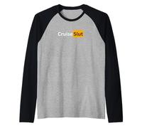 Cruise Slut - Sexy Cruising Bon Voyage Gifts Raglan Baseball Tee