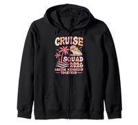 Cruise Squad 2026 cruising groovy pink Zip Hoodie