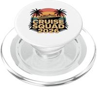 CRUISE SQUAD 2026 Ship Palm Trees Sunset Ocean Summer PopSockets PopGrip for MagSafe