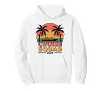 CRUISE SQUAD 2026 Ship Sunset Palm Trees Vacation Pullover Hoodie