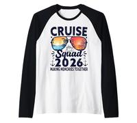 Cruise Squad 2026 Summer Vacation Trip Group Matching Cruise Raglan Baseball Tee